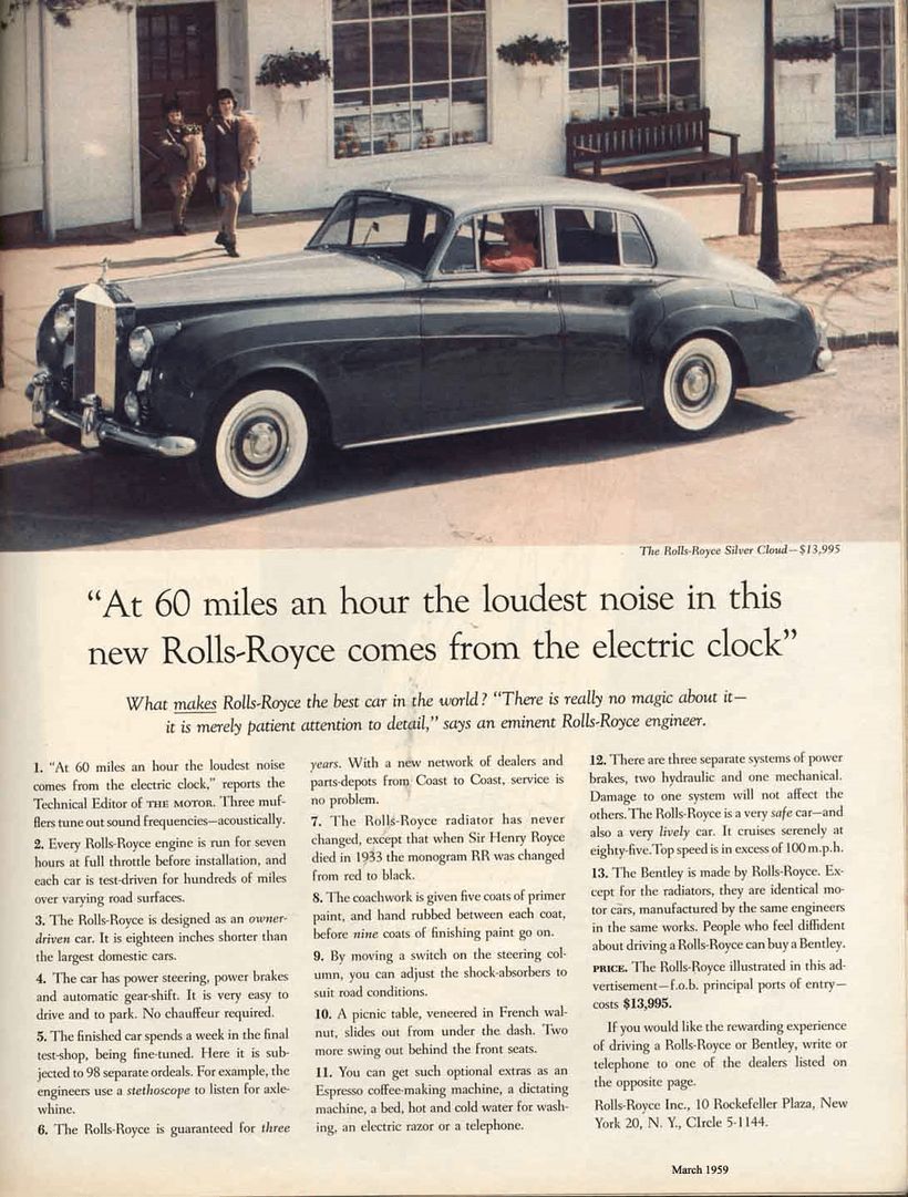 Rolls-Royce Newspaper Advert